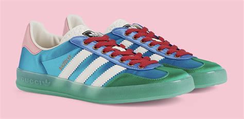 green adidas gazelle gucci|adidas x gucci gazelle blue.